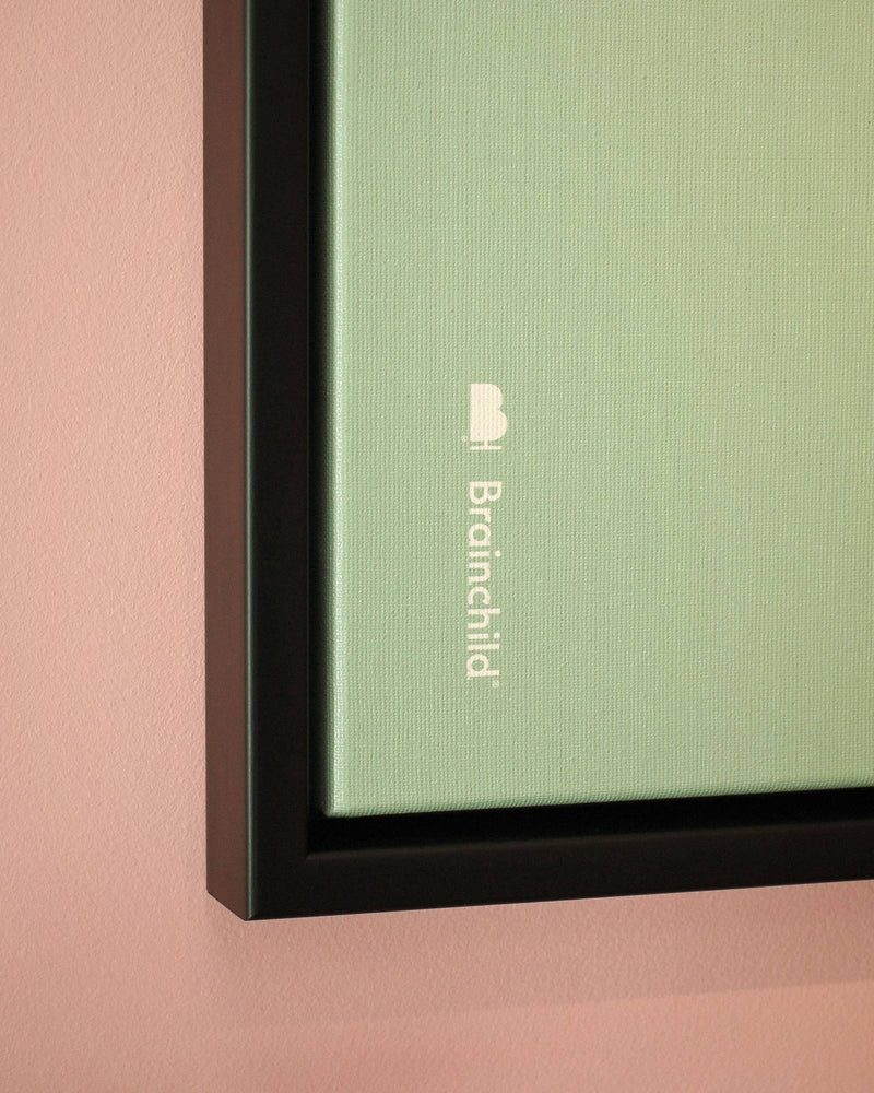 Brainchild – Lærredsprint – Klassisk – Mint – Tunge