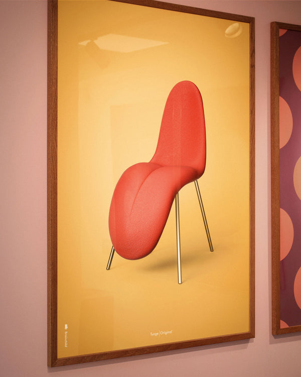 Brainchild – Plakat – Klassisk – Gul – Tunge