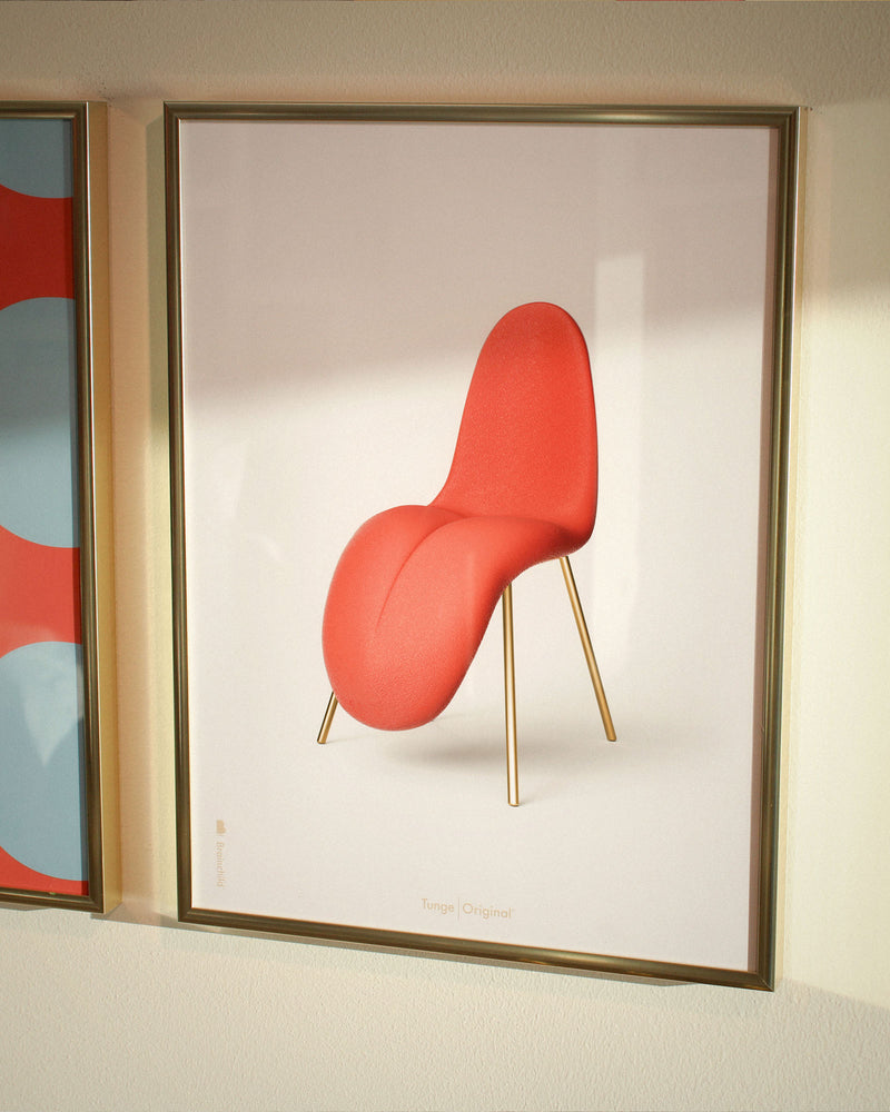 Brainchild – Plakat – Klassisk – Hvid – Tunge