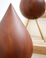 Brainchild – XL-Træfigur – Dråbe Figuren – Mahogni – Messing