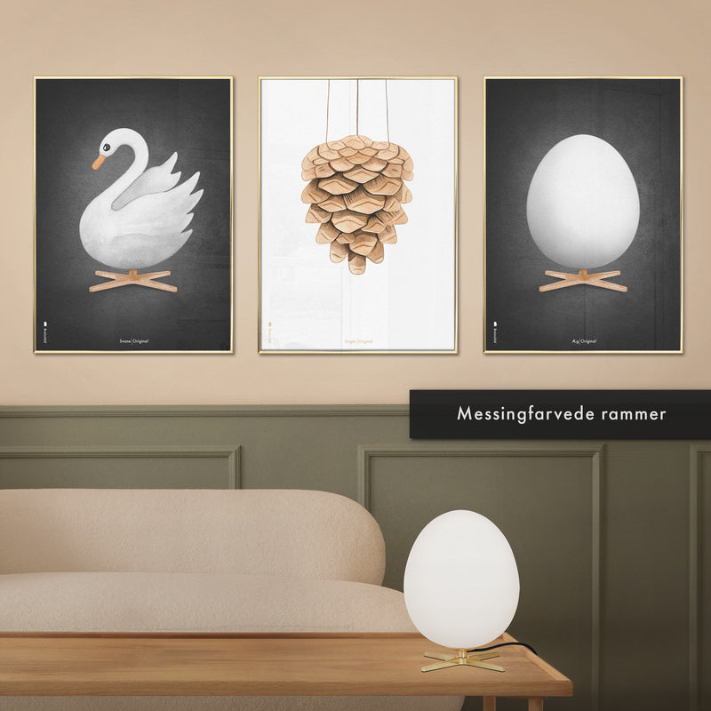 Brainchild – Pakkeløsning – Billedvæg – Akvarel – 3 valgfri plakater – 50x70 cm