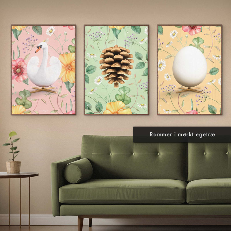 Brainchild – Pakkeløsning – Billedvæg – Flora – 3 valgfri plakater – 50x70 cm