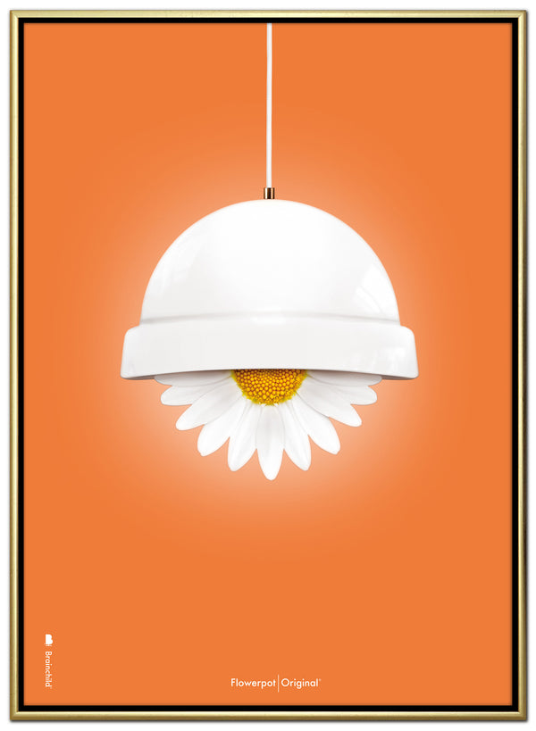Brainchild – Lærredsprint – Klassisk – Orange – Flowerpot