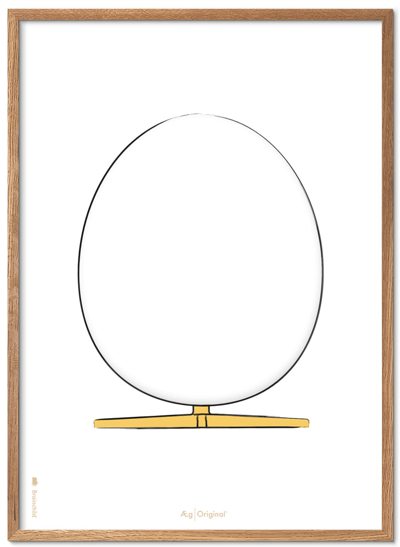 Brainchild – Plakat – Designskitse – Hvid – Æg