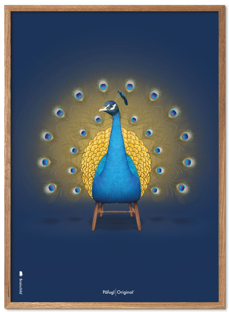 Brainchild – Plakat – Klassisk – Mørkeblå – Påfugl