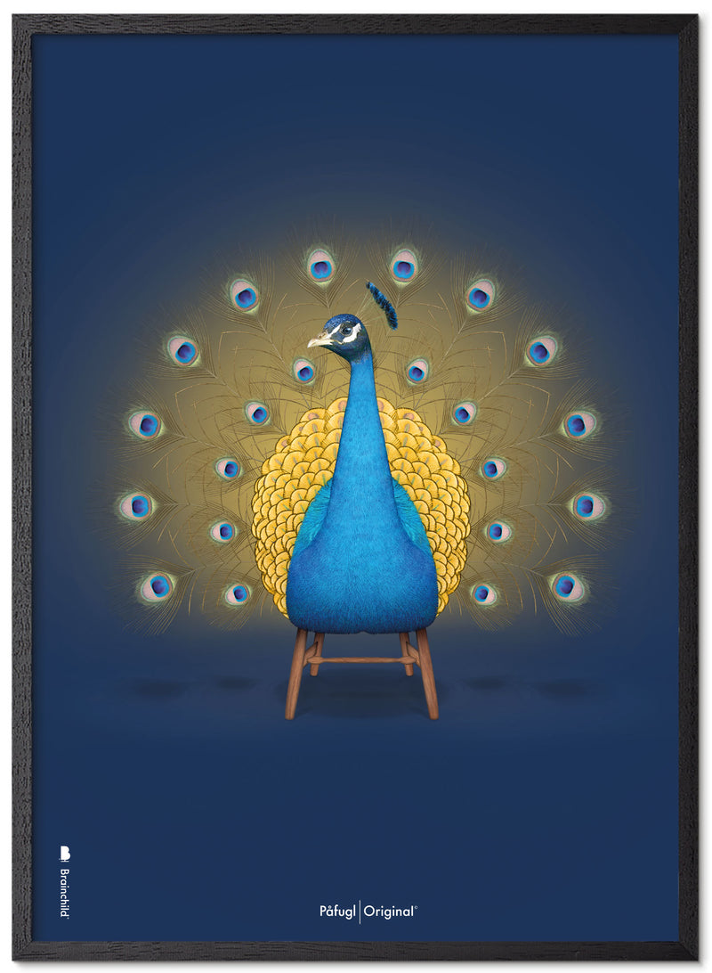 Brainchild – Plakat – Klassisk – Mørkeblå – Påfugl