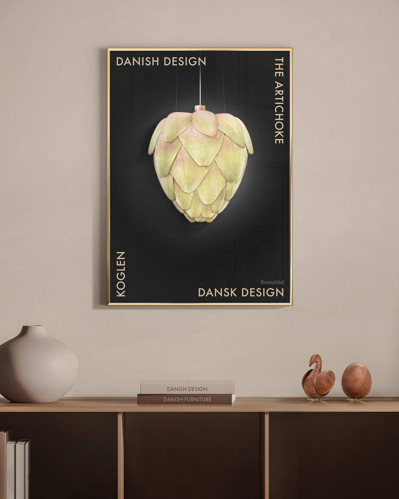 Brainchild – Plakat – Danish Design – Sort – Artiskok