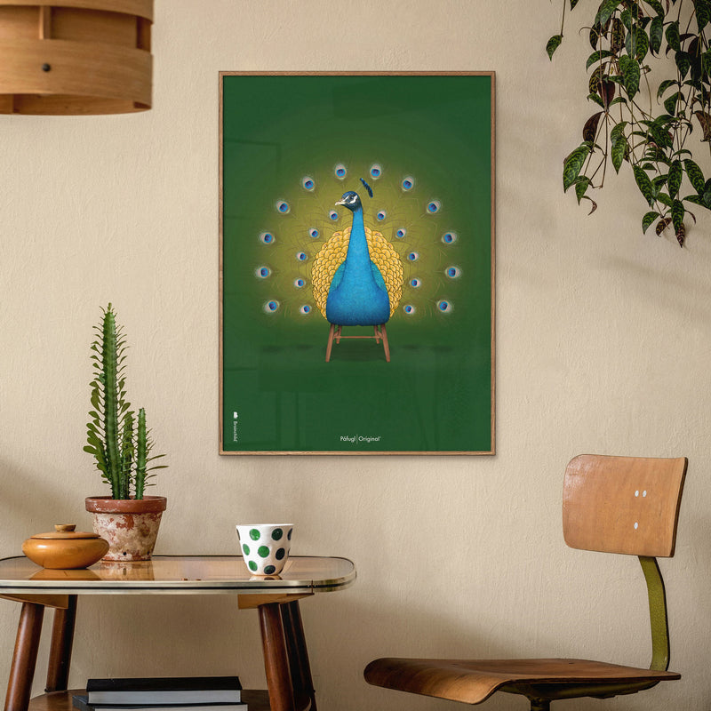 Brainchild – Plakat – Klassisk – Grøn – Påfugl