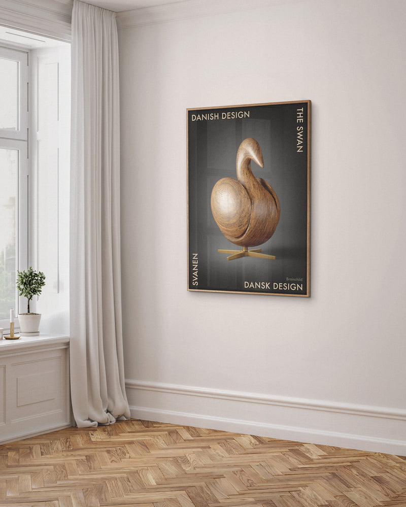Brainchild – Plakat – Danish Design – Sort – Svane Figuren