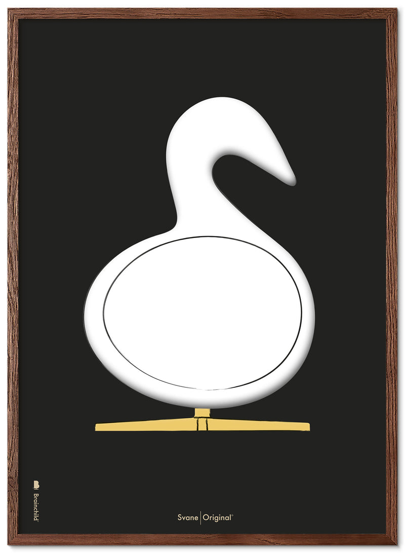 Brainchild – Plakat – Designskitse – Sort – Svane
