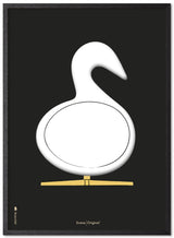 Brainchild – Plakat – Designskitse – Sort – Svane
