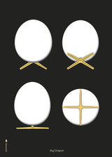 Brainchild – Plakat – Designskitser – Sort – Æg